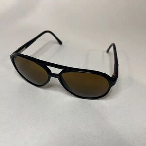 REVO Vintage Women’s Black Bomber Sunglasses Polarized Lenses